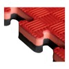 Puzzle Reversibile Tatami Kinefis Nero - Rosso (spessore 40 mm e trama cinque linee)